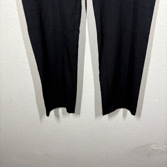 Rafaella Womens Plus Size 16 The Curvy Straight High Rise Pants Black Stretch - Picture 5 of 10